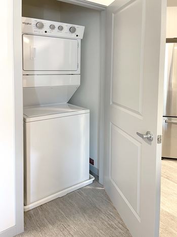 washer dryer at Elevate Apartments, Madison, WI